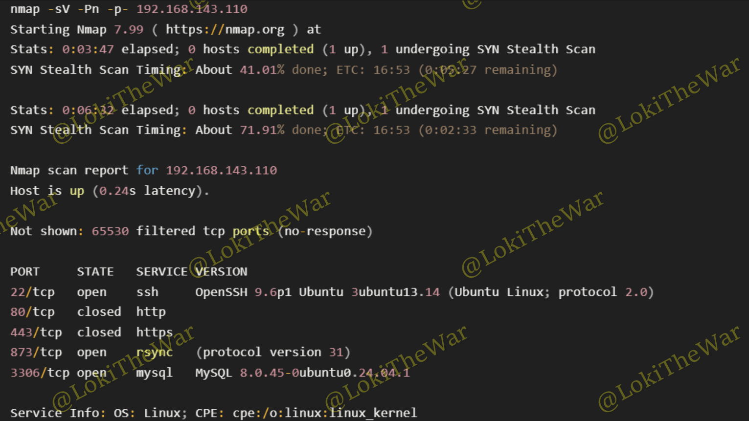 OSCP+ .110 ''port 873 rsync'' Standalone Machine Report