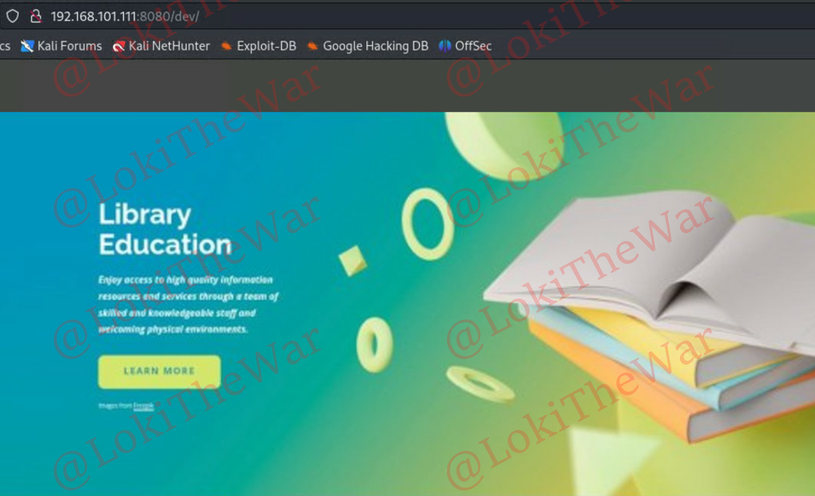 OSCP+ .111- 21,80,3389,8080 Library Education Full Report