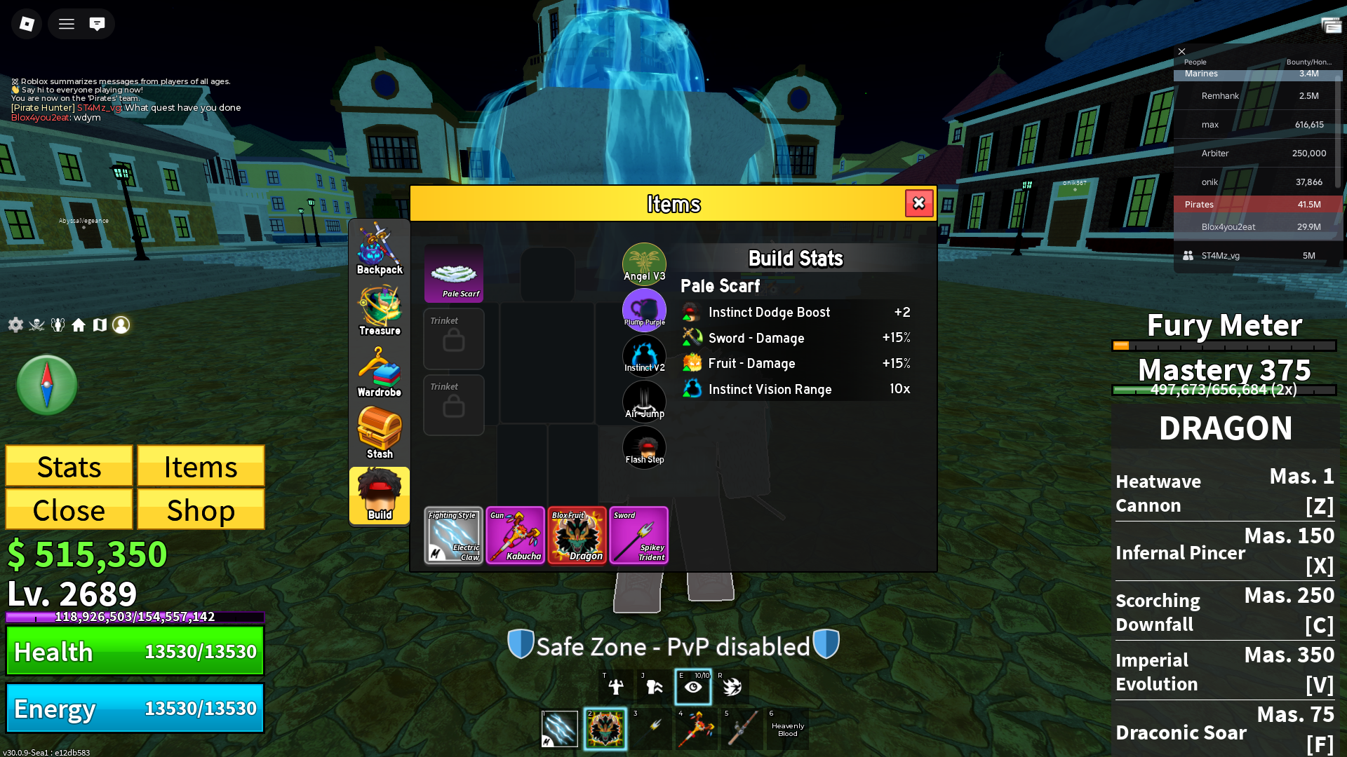 LVL 2600+ DRAGON EQUIPPED 4 GAMEPASSES, GOOD IN OTHER GAMES.