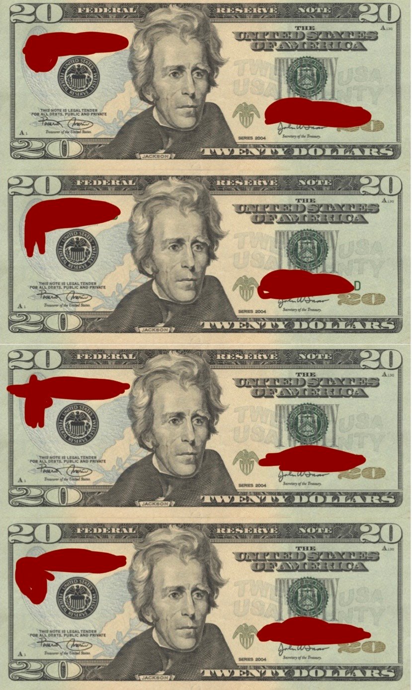$20 template ( HQ 20s )