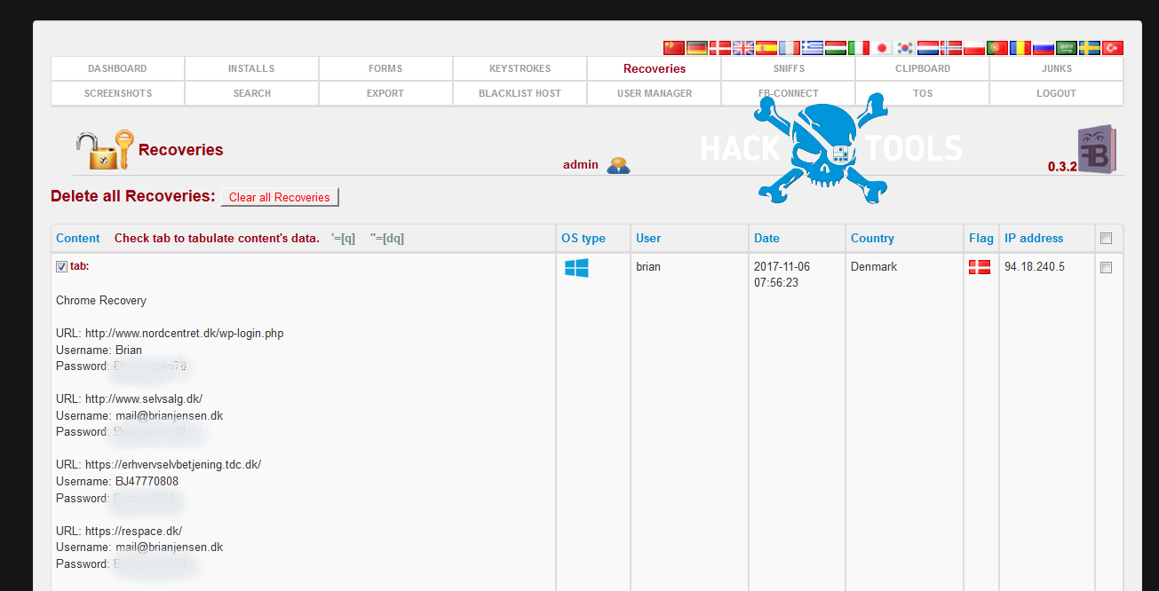 FormBook Formgrabber v0.3.2 Botnet