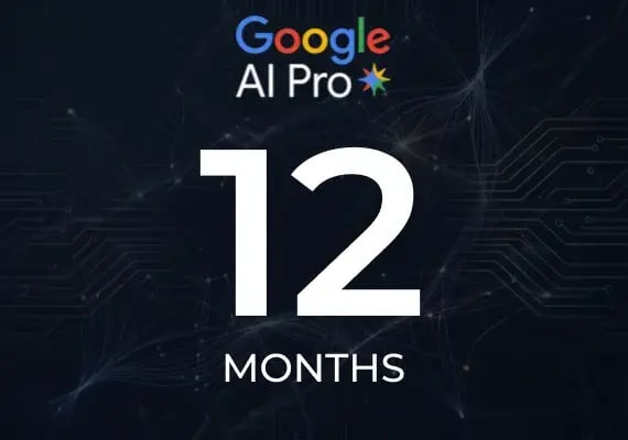 Google AI Gemini Pro 12 Months - Gemini Key - GLOBAL