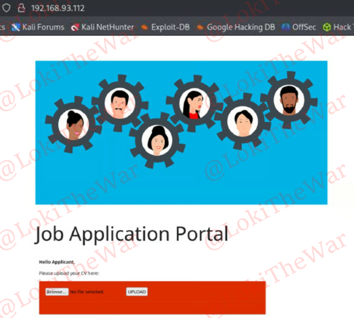 OSCP+ .112- 21,22,80,3306 Job application portal Full Report