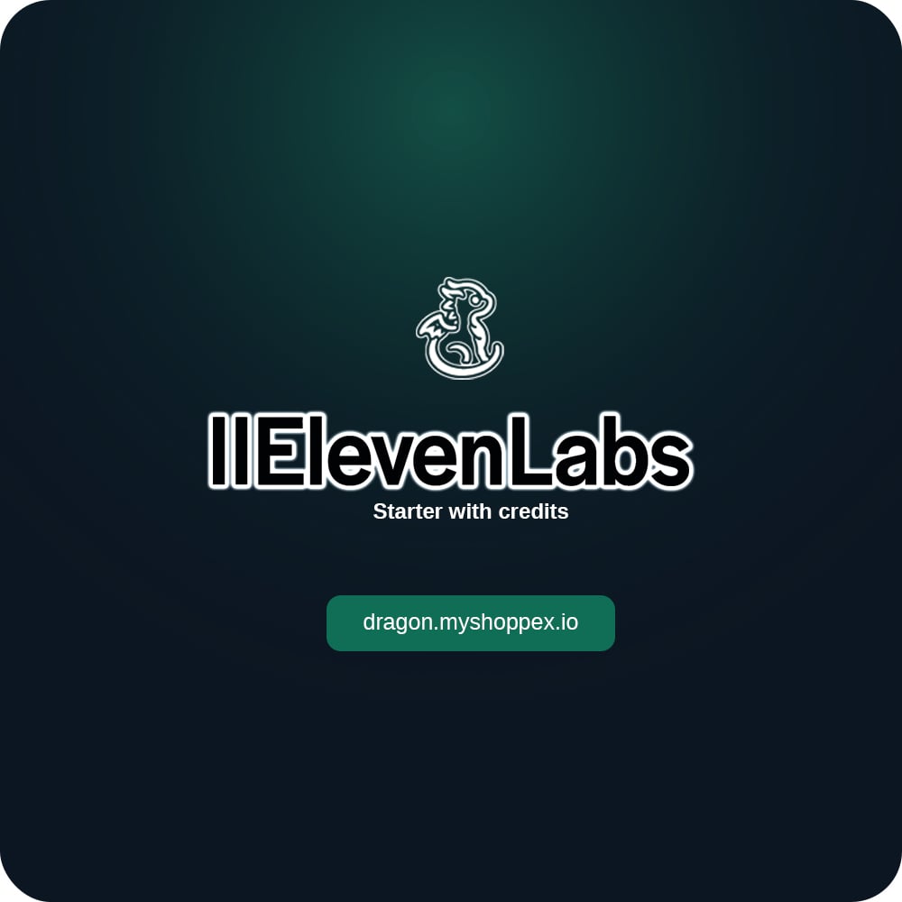 ElevenLabs Starter Account with Credits
