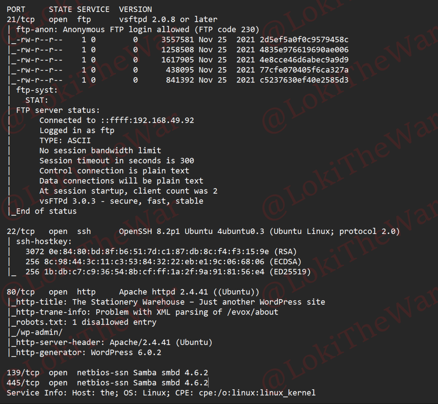 OSCP+ .112- 21,22,80,139,445 TSW Full Writeup