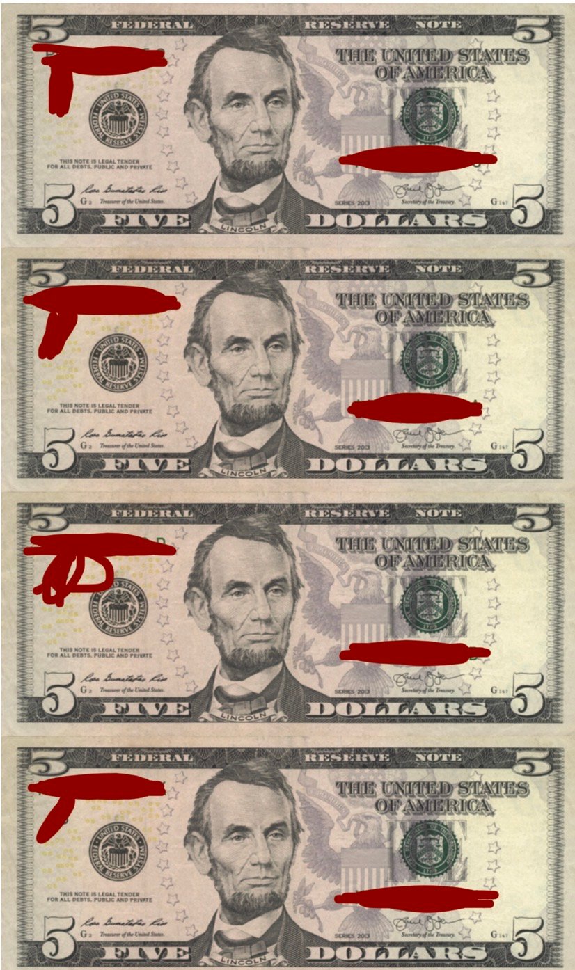 $5 (HQ) Template