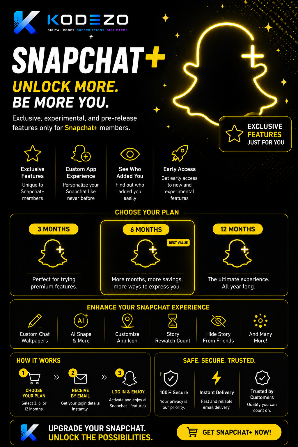 Snapchat+ Subscription [GLOBAL]