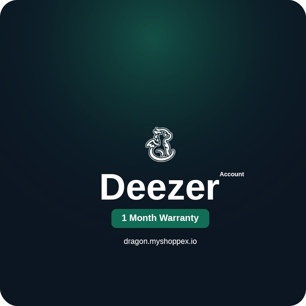 Deezer LifeTime Account | 1 Month Warranty