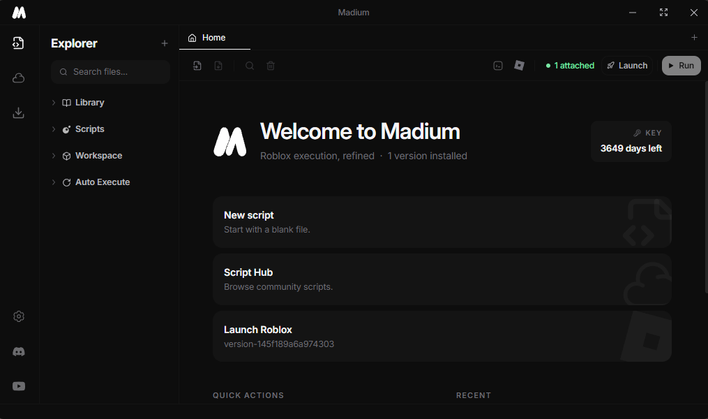 Madium Executor