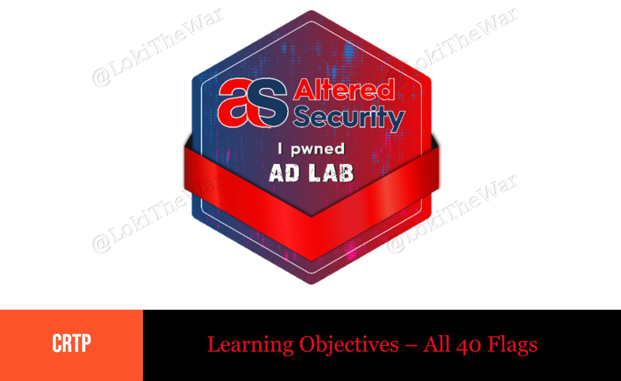 CRTP Learning Objectives – All 40 Flags