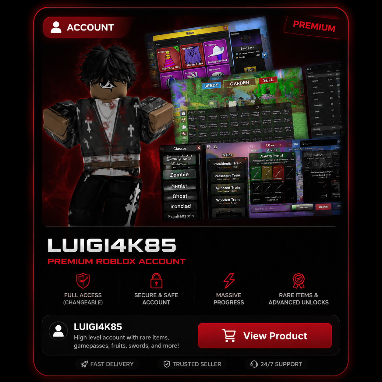 Roblox account