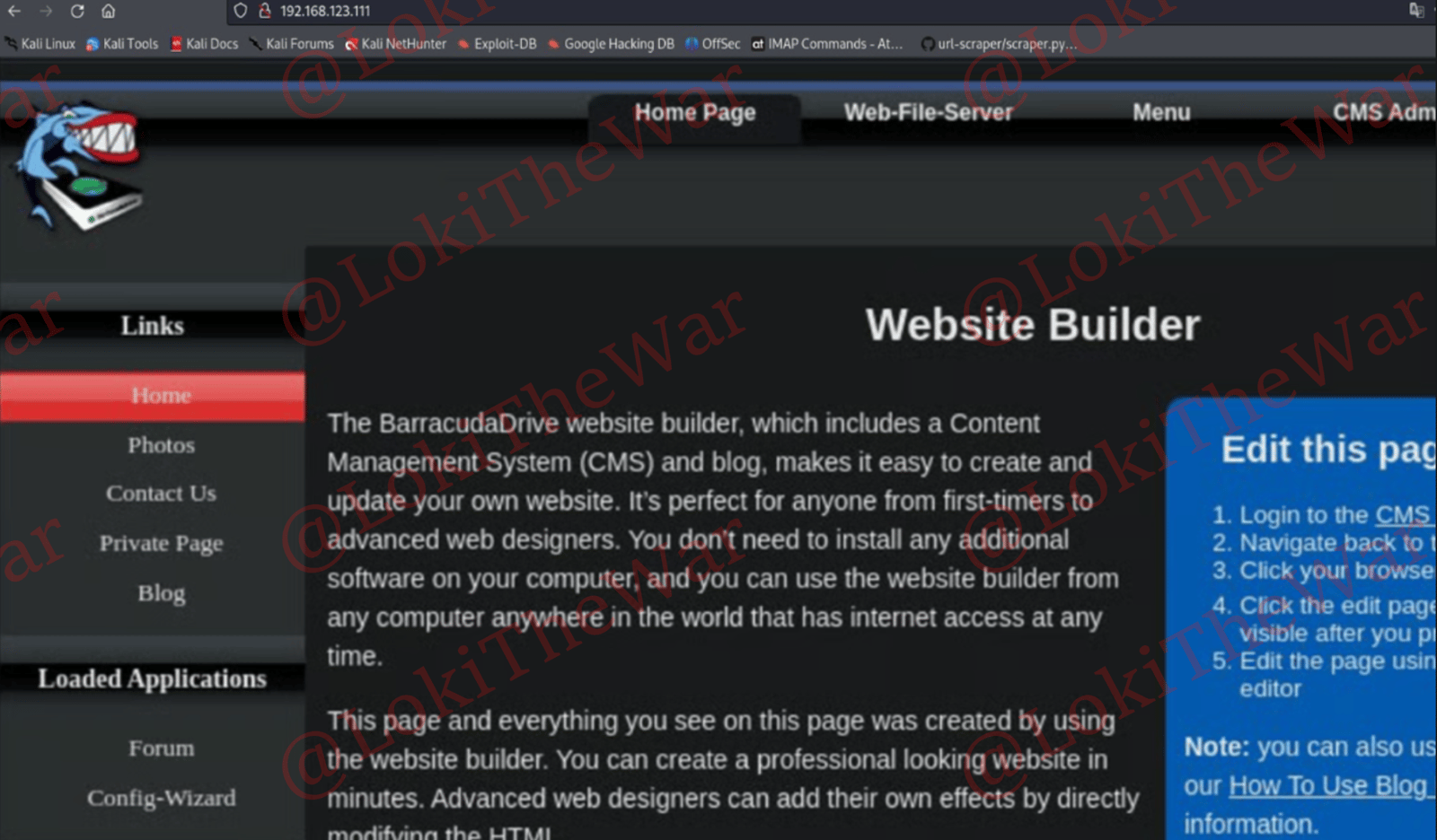 OSCP+ .111- BarracudaServer Full Report
