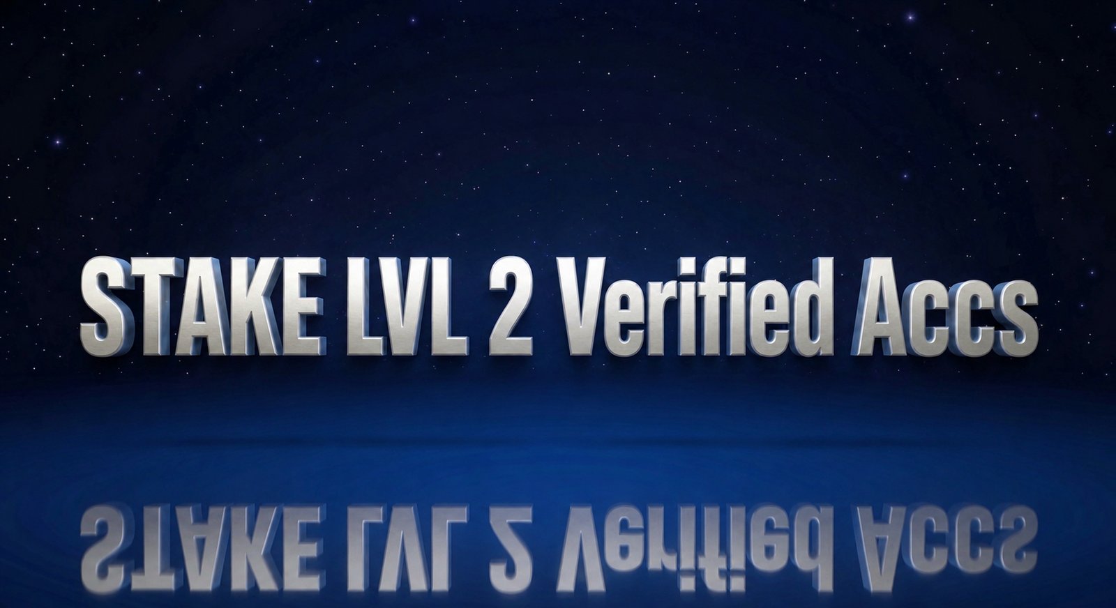 Stake lvl2 verified accs