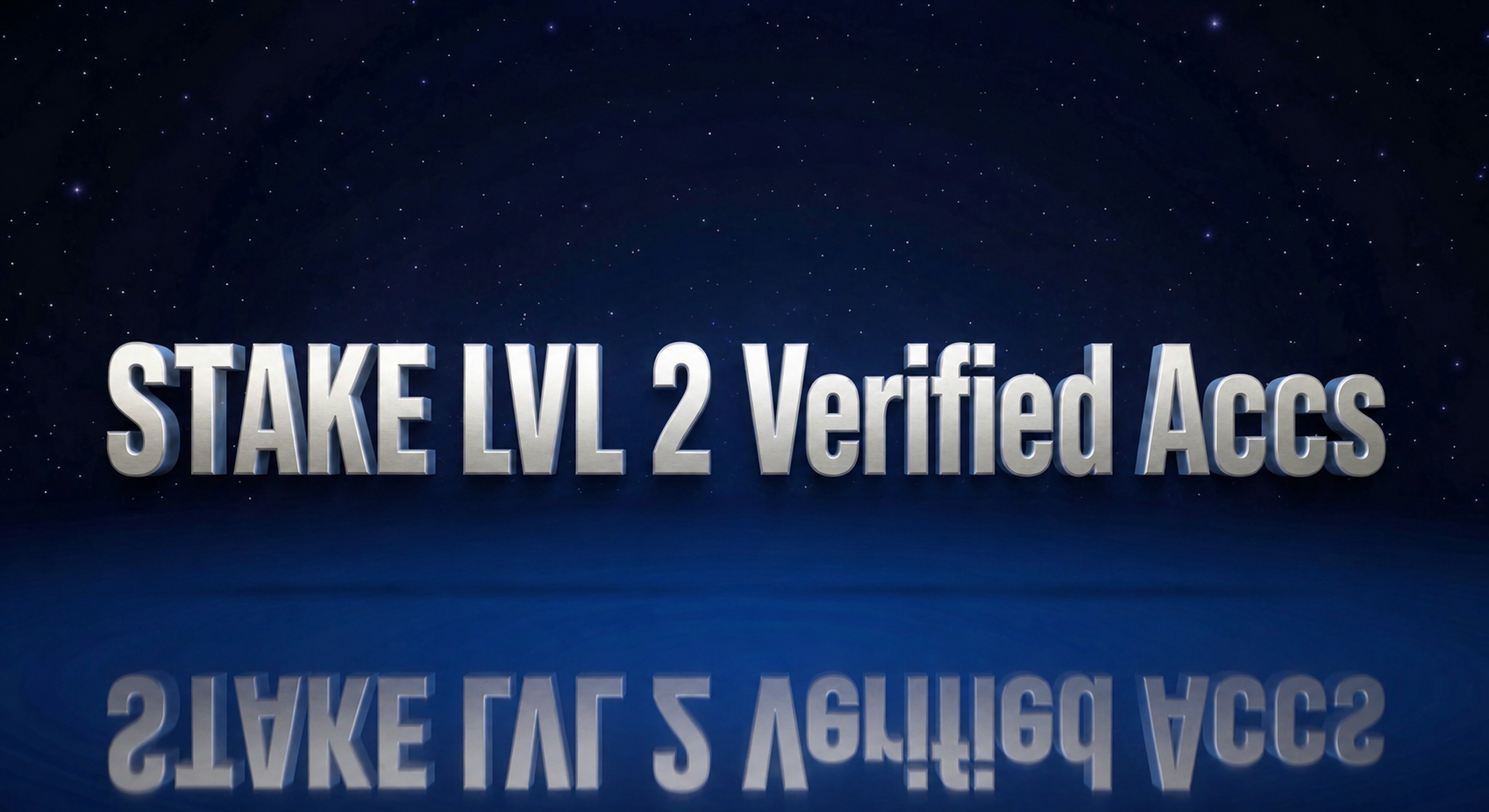 Stake lvl2 verified accs