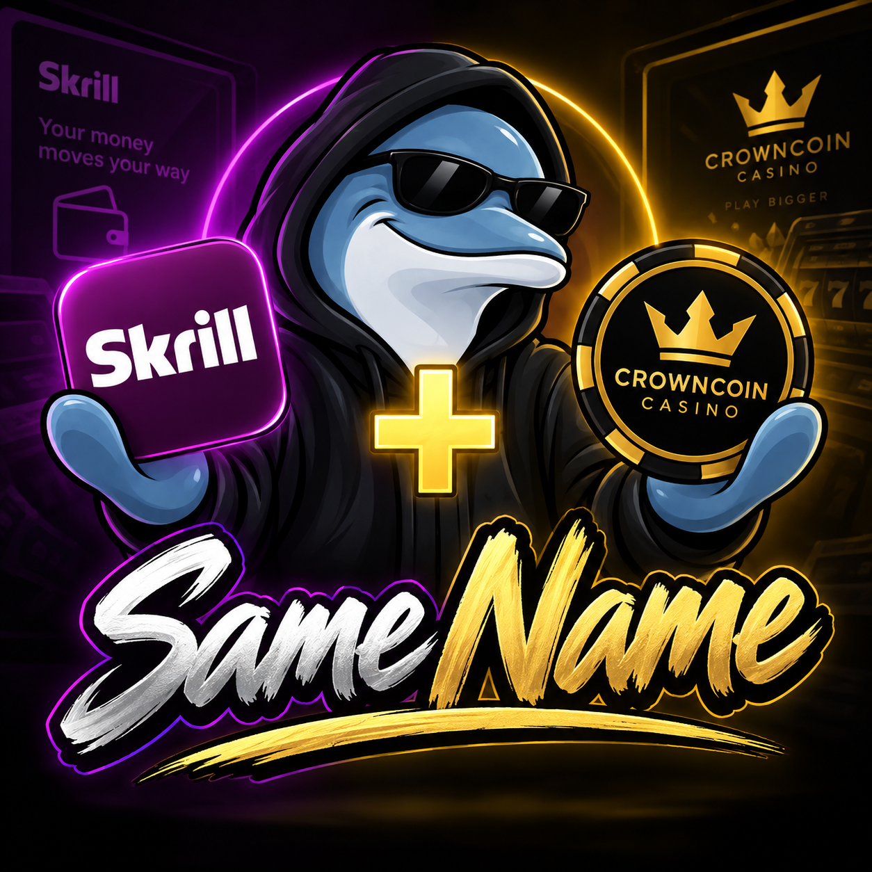 Crowncoin + Skrill