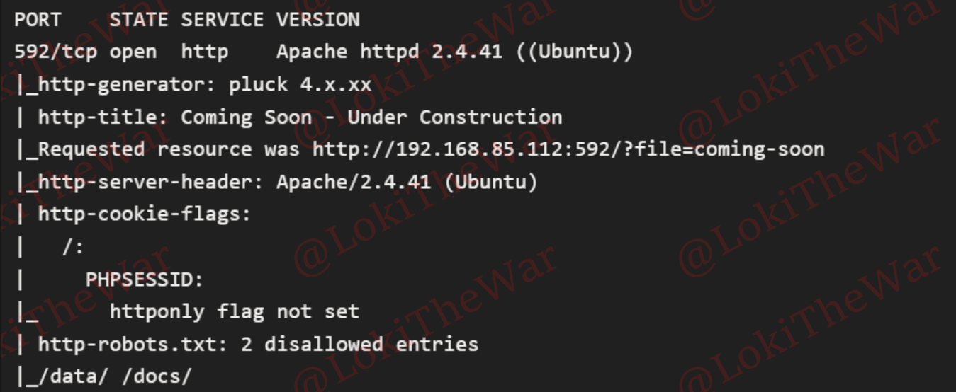 OSCP+ .112- 22,80,592,8080 pluck Full Report