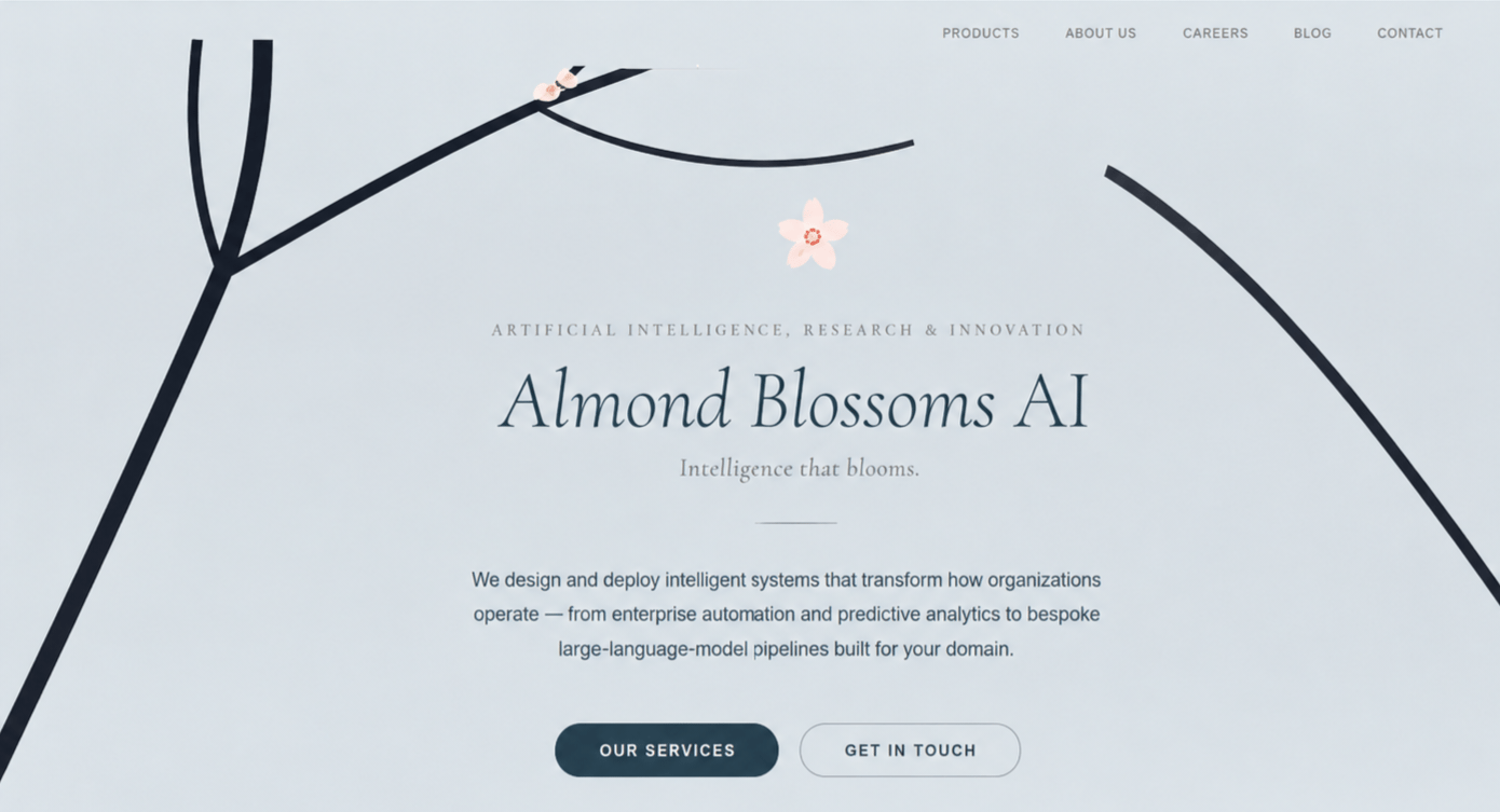 .112 80 5985 Almond Blossoms AI Stand-alone machine