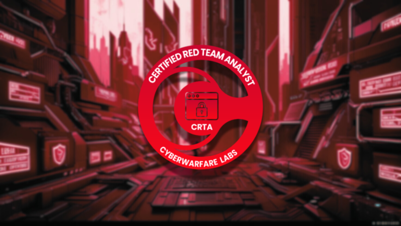 Certified Red Team Analyst (6hr exam)