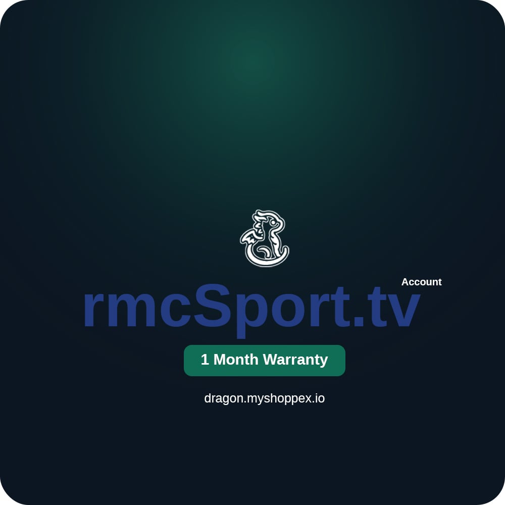 RMC Sports France Pro Account | 1 Month Warranty