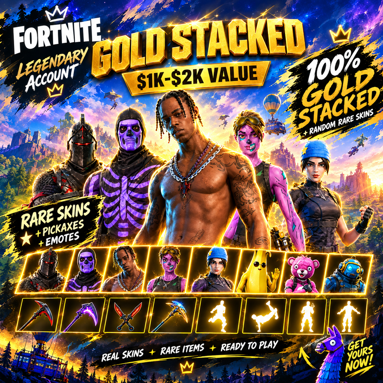 Gold Account | STACKED