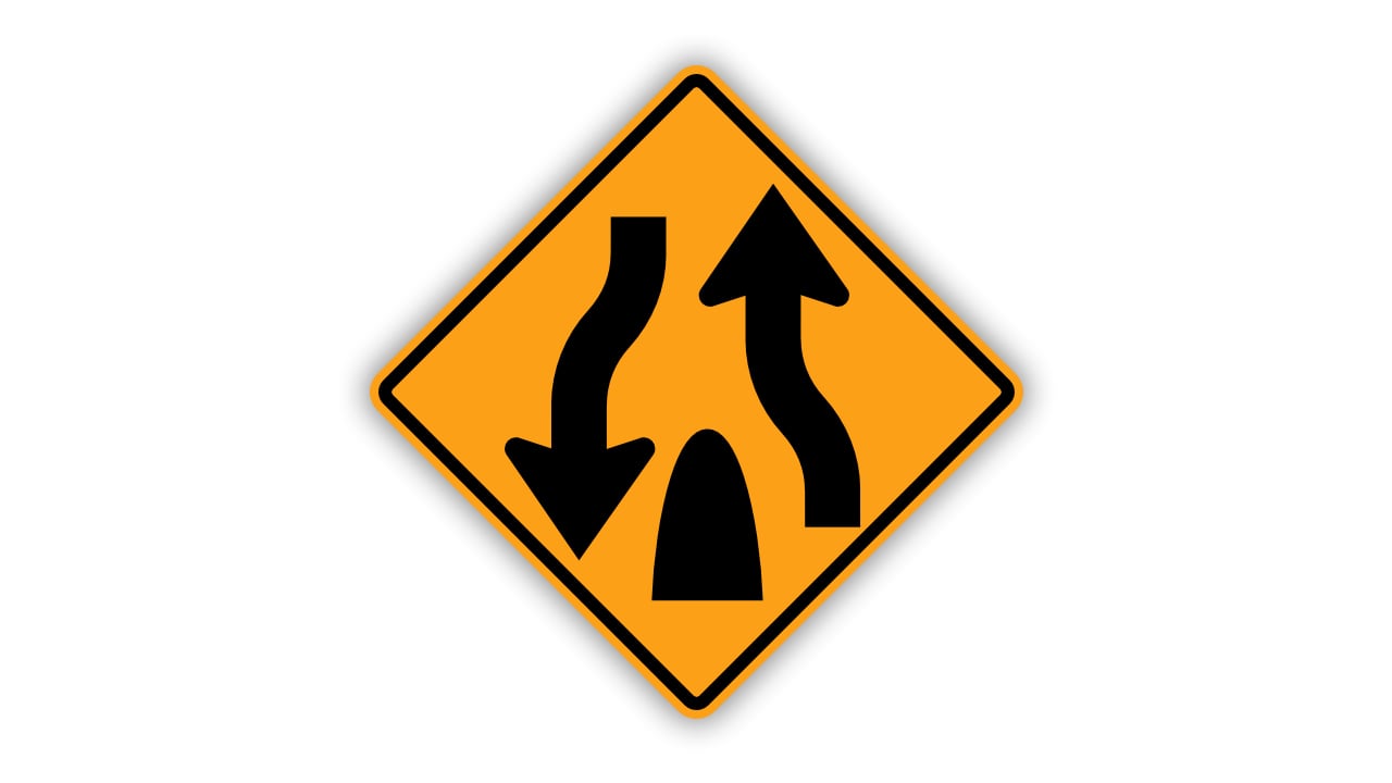 Illustration for: What does this sign warn about?
