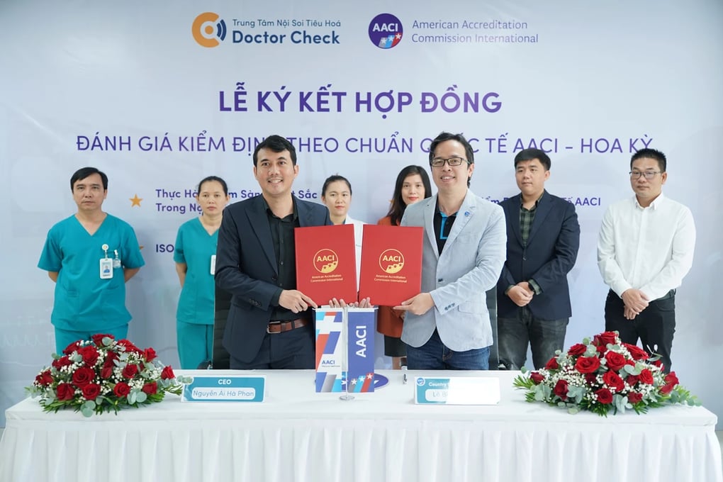 Lễ ký kết kiểm định Lâm sàng Xuất sắc cho Dịch vụ Nội soi do AACI – Hoa Kỳ cung cấp