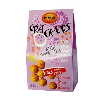 Крекери със семена без глутен 0,120 Dr.Keskin