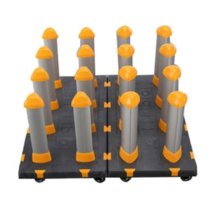 Τροχήλατη Βάση στήριξης 16 ρολλών βινυλίου