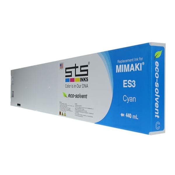sts-es3-440ml-cyan Μελάνι STS eco solvent Cyan 440ml Mimaki ES3