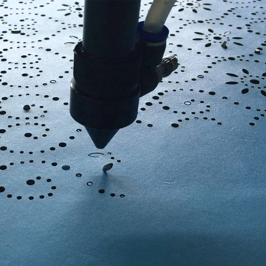 Κοπή Χάραξη Δερματίνης με Laser CO2