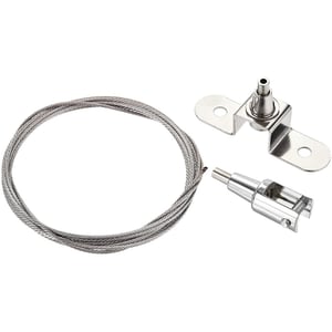 Συρματόσχοινο ανάρτησης πινακίδας τύπου C Ιδανικό για ανάρτηση plexiglass, frame, πίνακα κ.α. κρεμαστό από το ταβάνι Μήκος συρματόσχοινου 1,5 μέτρο