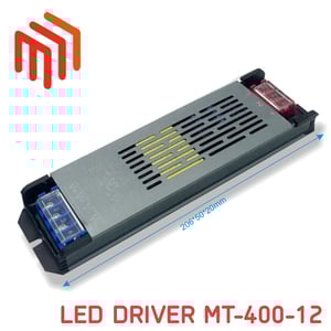 Led driver MT-400-12 Slim για φωτεινές επιγραφές