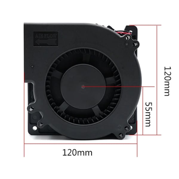 Ανεμιστήρας DC Blower 12032 24V 0.55A για Vacuum σε plotters