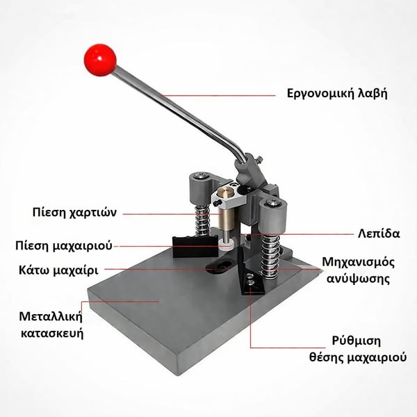 Επιτραπέζιος μεταλλικός γωνιοκόπτης