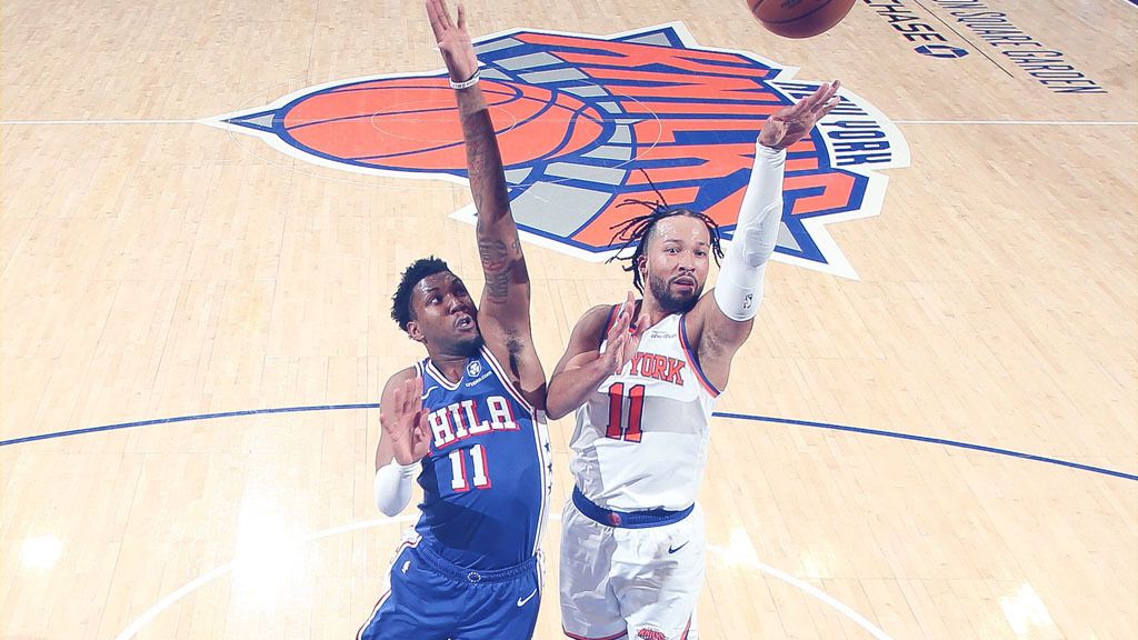 Jalen Brunson of NBA Eastern Conference Team: New York Knicks