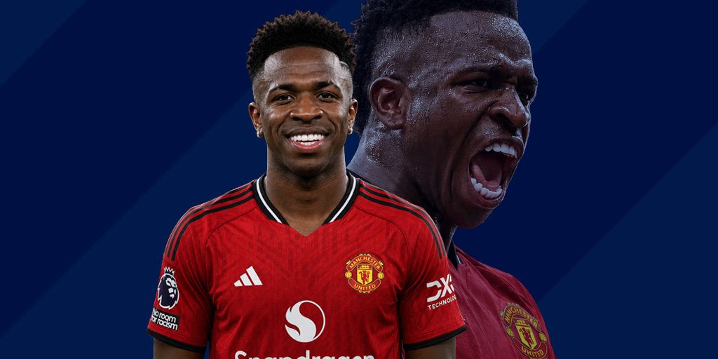 Vinicius Junior in Manchester United Jersey