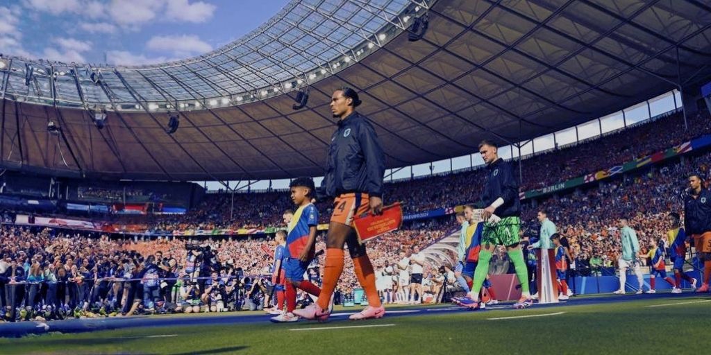 Virgil Van Dijk for the Netherlands