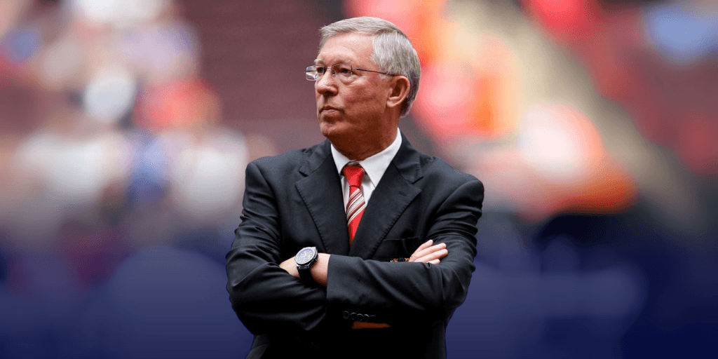 Sir Alex Ferguson looking disapointed