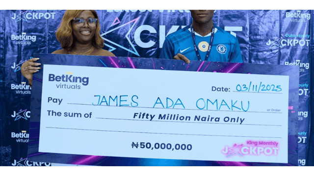 James Amaku Virtuals Jackpot winner