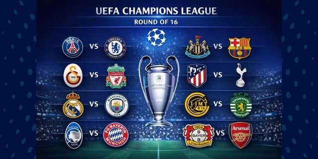 UEFA Champions League Round of 16 fixtures