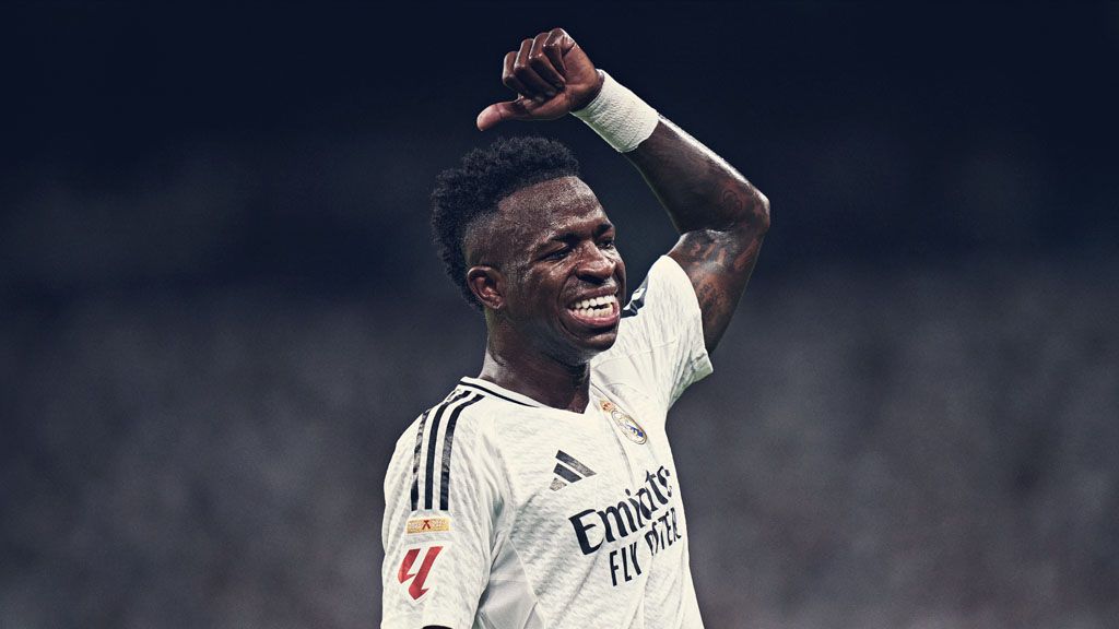 Vini Jr celebrating a goal