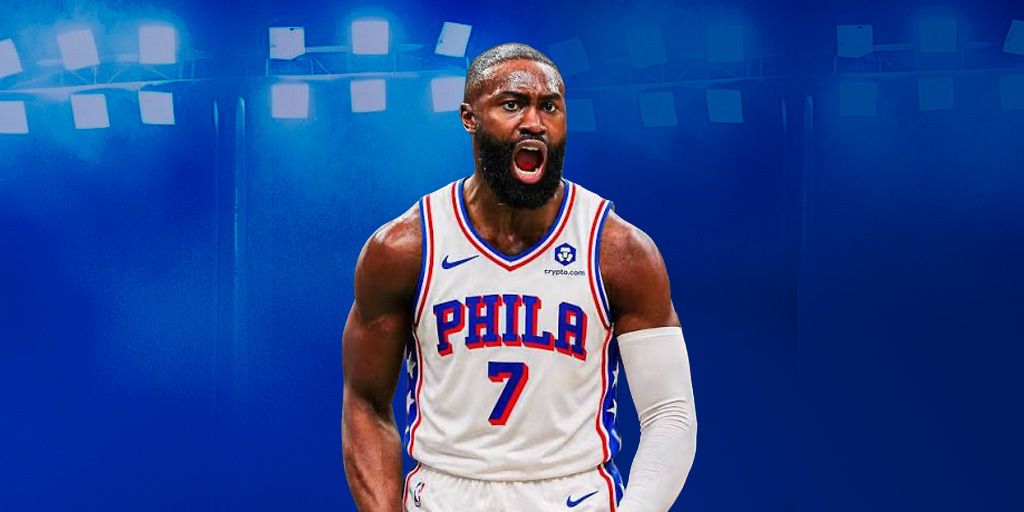 Jaylen Brown in the Philadelphia 76ers uniform