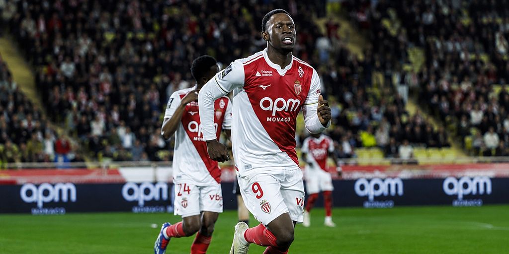 Folarin Balogun celebrating in Monaco colours