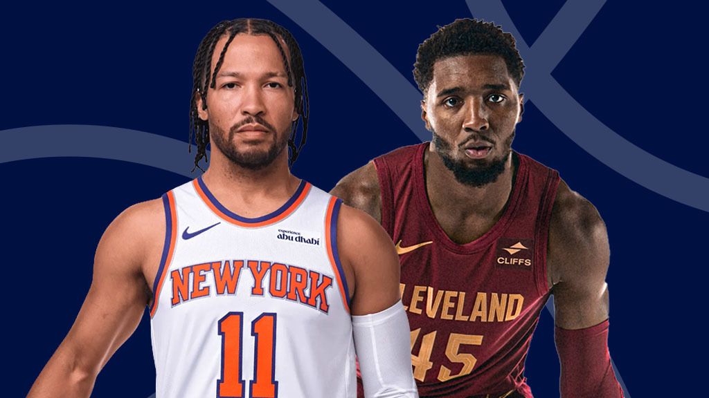 Jalen Brunson and Donovan Mitchell -NYK vs Cavs NBA ECF