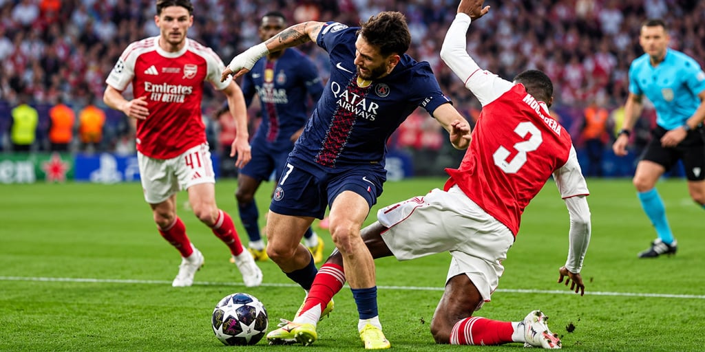 PSG vs Arsenal UCL Final