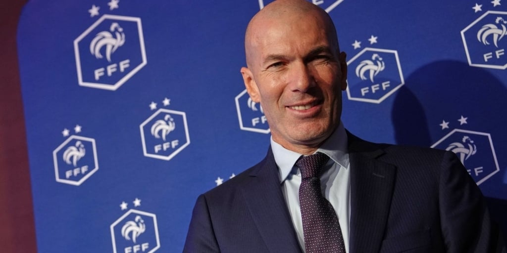 Zinedine Zidane First Game as France Manager