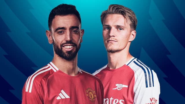 Bruno Fernandes and Martin Odegaard facing off