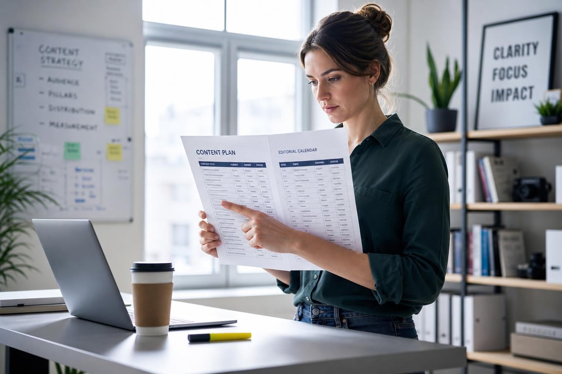 Content manager studio office — what is an seo brief definition purpose example