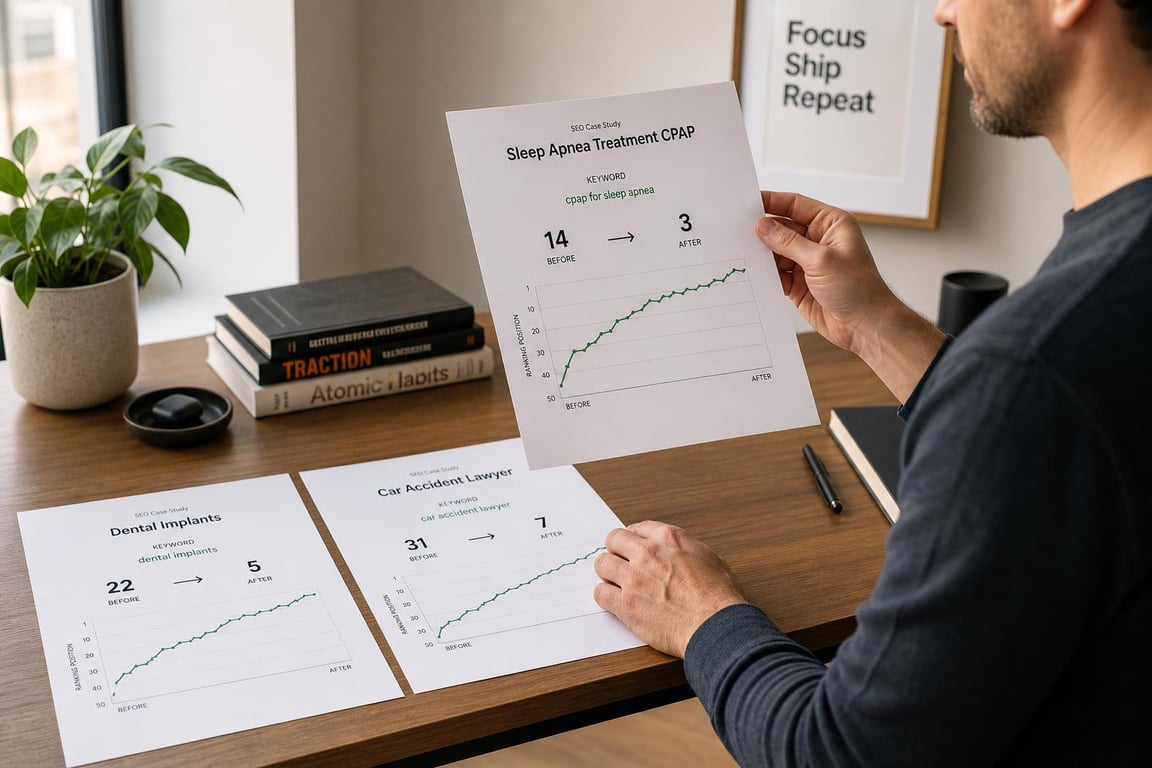 Freelance copywriter portfolio pages — article illustration