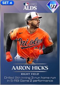 Aaron Hicks, 97 2023 Postseason - MLB the Show 23